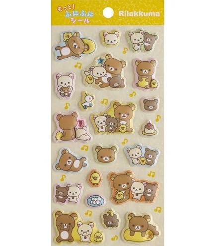Amazon | サンエックス リラックマ 6穴シールノート シール